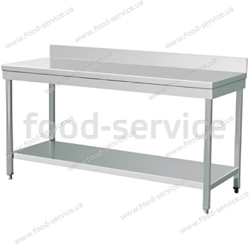 Стол производственный Berg 1000х700х850 с одной полкой и бортом